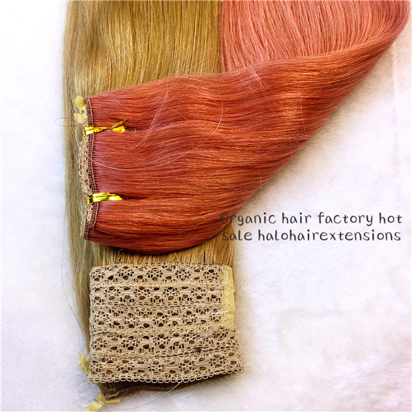 Halo hair  flip in hair extension 100% Brazilian remy human hair  Hot sale GT06